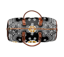 Load image into Gallery viewer, OGP Vintage Black Paiseely Bag