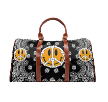 Load image into Gallery viewer, OGP Vintage Black Paiseely  Bag
